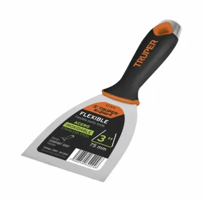 Espátula Flexible De 8 Cm En Acero Inoxidable, Comfort Grip Truper