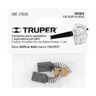 2 Carbones Para Sopladora Truper Sopla-600