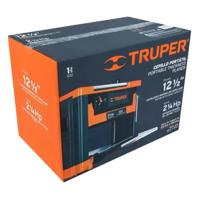 Cepillo Portátil De Mesa 12.1/2", 1.600 W Con Accesorios Truper