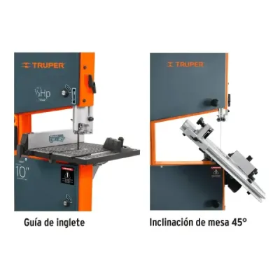 Sierra Cinta Sinfín Trabajo Industrial 10" 1/3 Hp En Acero Truper