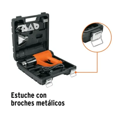 Pistola De Calor Profesional De 2.000 W, Incluye Accesorios Truper