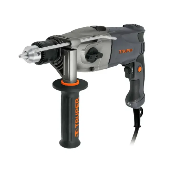 Taladro Percutor 1/2" Industrial 1.200 W Con Mango De Apoyo Truper (ROTO-1/2NX2 - 16666)