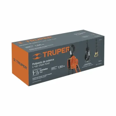Diferencial De Palanca 1.1/2 Toneladas, Levanta 1.50 Metros Truper