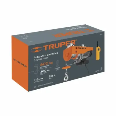 Diferencial Eléctrico 1180w 300kg Truper 120 V Cadena 12m