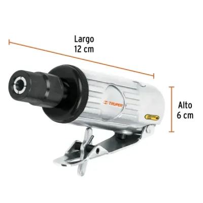 Mini Esmeril De 1/4" Neumático, Accesorios Incluidos Truper