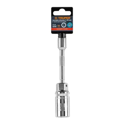 Copa De Bujía Articulada Con Extensión De 6", Medida 13/16" Truper