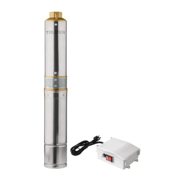 Bomba Sumergible Bala 1/2 Hp Acero Inoxidable, Agua Limpia Truper (BOS-1/2LM2 - 16933)