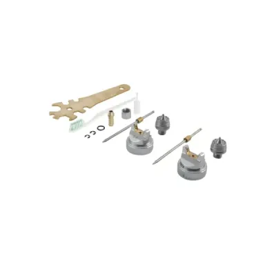 Pistola Para Pintar De Gravedad Toolcraft Con 3 Boquillas