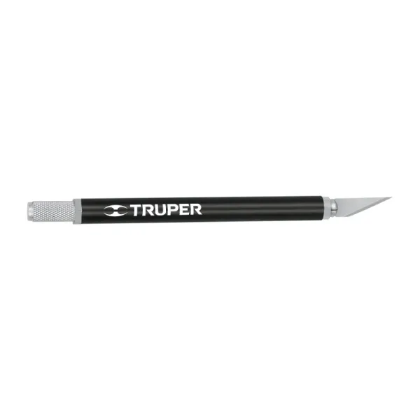 Bisturí Profesional Tipo Lápiz, Incluye 5 Cuchillas Sk5 Truper (EXA-6 - 16969)