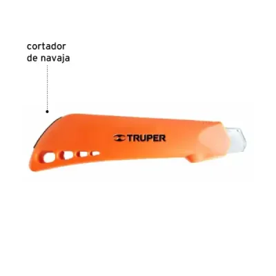 Bisturí Profesional Para Cuchillas De 18 Mm, Incluye Navajas Truper