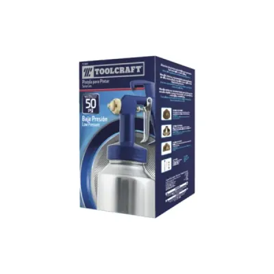 Pistola Para Pintar 36 Psi 1.3 Mm Toolcraft De Baja Presión