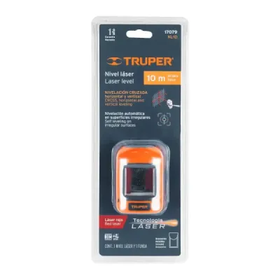 Nivel Láser Profesional De 10 Metros Con Funda Protectora Truper