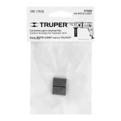 2 Carbones Para Taladro Percutor Truper Roto-1/2n7