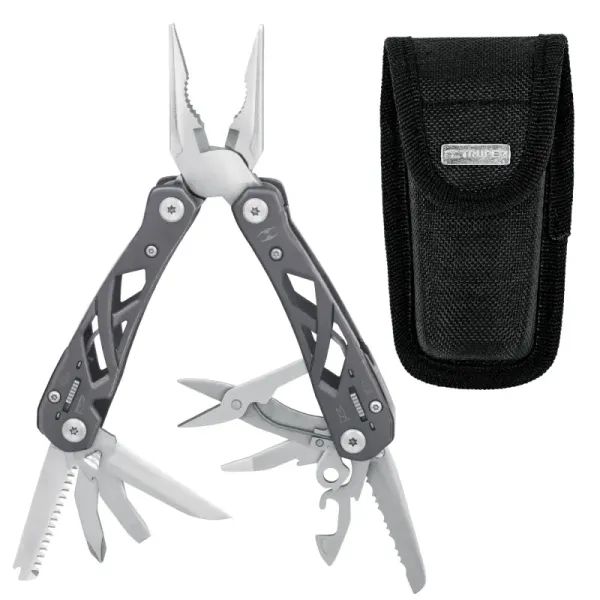Navaja Multiherramienta En Acero Inoxidable, 14 Funciones Truper (NAMU-100 - 17113)