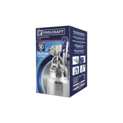 Pistola Para Pintar 72 Psi 0.95 Lt Toolcraft De Alta Presión