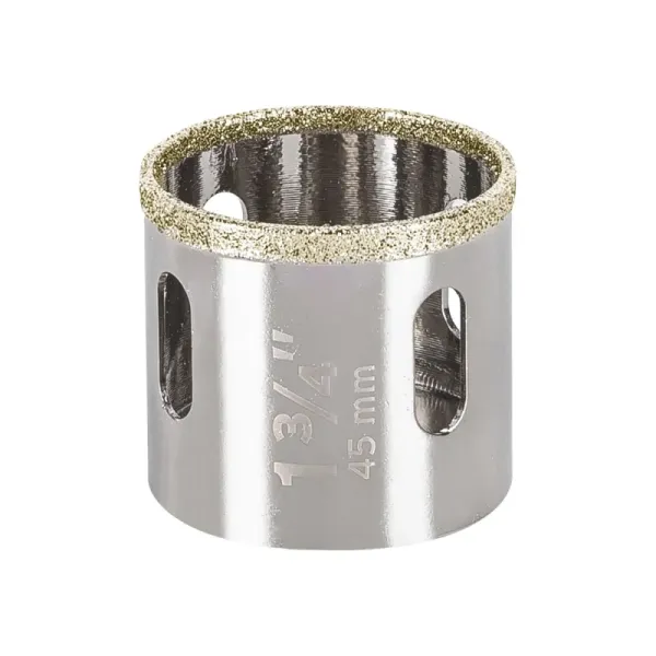 Sierra Copa Diamantada De 1.3/4" (44 Mm) Borde Continuo Truper (COAZ-1-3/4 - 17131)