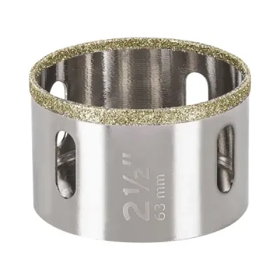 Sierra Copa Diamantada De 2.1/2" (64 Mm) Borde Continuo Truper