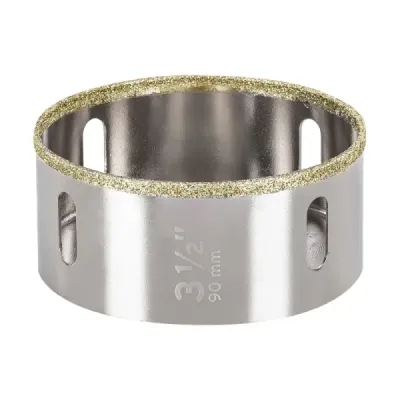 Sierra Copa Diamantada De 3.1/2" (89 Mm) Borde Continuo Truper
