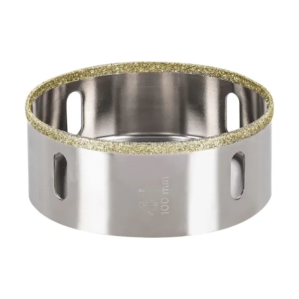 Sierra Copa Diamantada De 4" (100 Mm) Borde Continuo Truper (COAZ-4 - 17139)