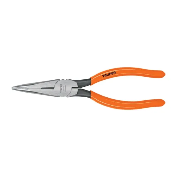 Alicate De Punta Larga Cónica De 8", Mango De Pvc Truper (T203-8 - 17310)