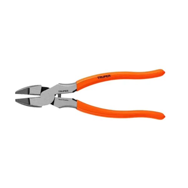 Alicate De Electricista De 9" Alta Palanca, Mango De Pvc Truper (T210-9 - 17328)