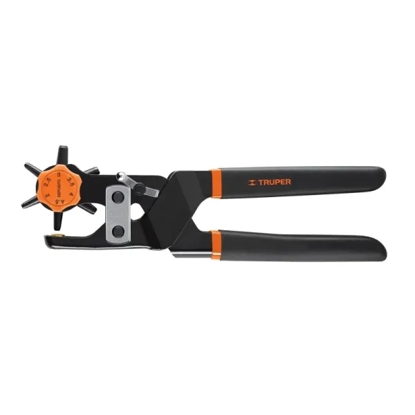 Alicate Sacabocados De 9" Para Cuero, Plástico Y Cartón Truper (PSA-9 - 17340)