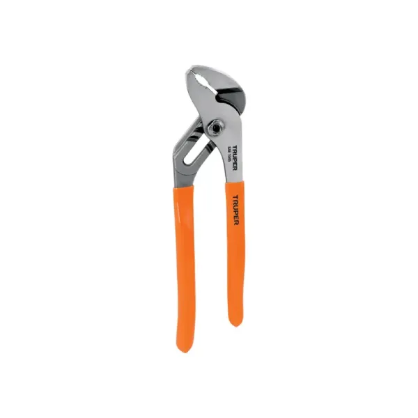 Alicate Articulado Expansivo Pico Loro De 8", Mango De Pvc Truper (PEX-8 - 17350)