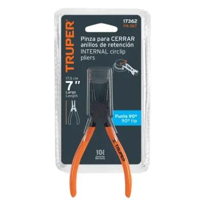 Alicate Para Cerrar Anillos Con Punta A 90°, Uso Profesional Truper