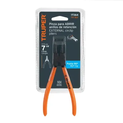 Alicate Para Abrir Anillos Con Punta A 90°, Uso Profesional Truper