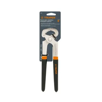 Tenaza Sacaclavos De 8" Para Carpintero, Mango De Pvc Truper