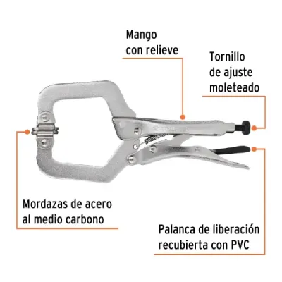 Hombresolo Tipo C Giratorio De 6" Con Entrada Para Bristol Truper