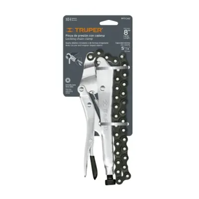 Hombresolo De Cadena De 8", Largo 50 Cm, Capacidad 5.1/4" Truper