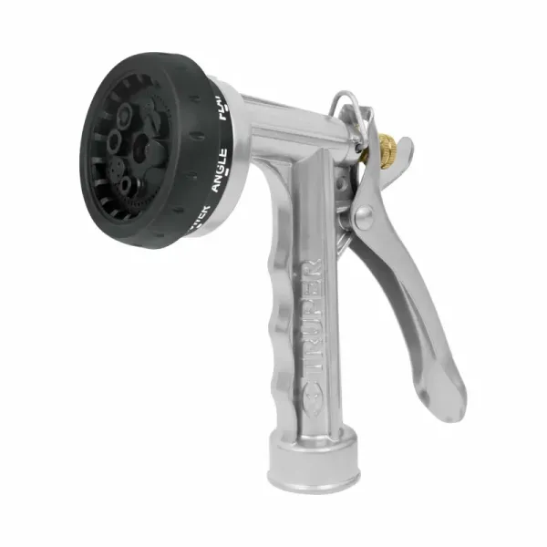 Pistola Metálica Para Manguera De Jardinería 8 Funciones Truper (PR-108 - 17481)