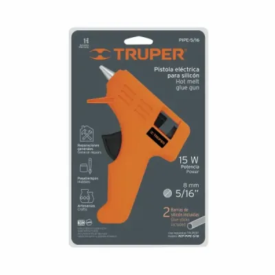 Pistola Para Silicona De Barra Pequeña, Incluye 2 Barras Truper