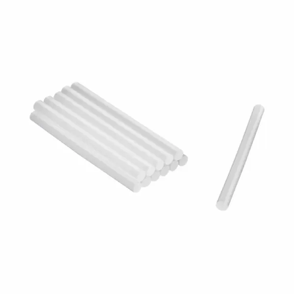 12 Barras De Silicona Pequeña De 10 Cm, Diámetro 5/16" Truper (REP-PIPE-5/16 - 17537)