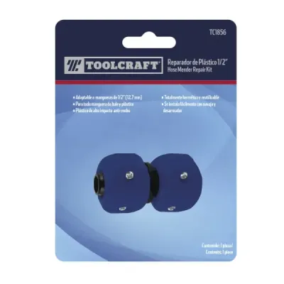 Reparador Plástico Para Manguera De Riego 1/2' Toolcraft
