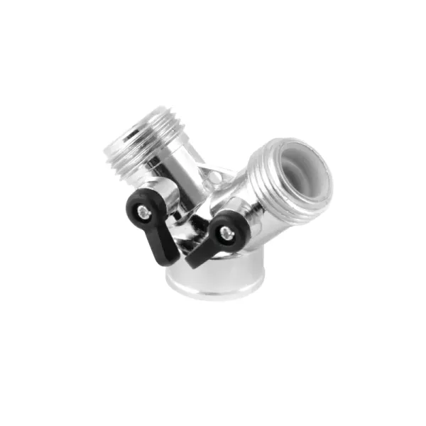 Conector Tipo Y Para Llave De Agua Toolcraft Cuerpo Metálico (TC1859)