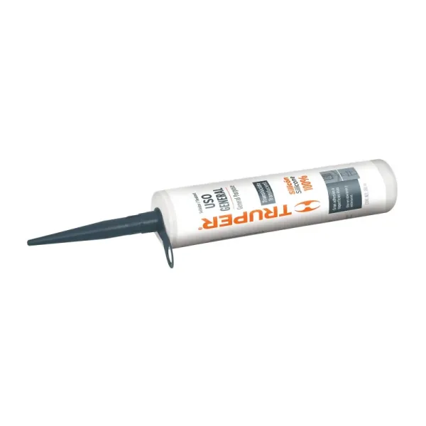 Sellador De Silicona Para Varios Usos 280 Ml, Transparente Truper (SIL-100T - 17559)