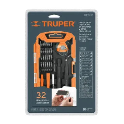 Kit Reparación Celulares 32 Piezas Truper Play Xbox Nintendo