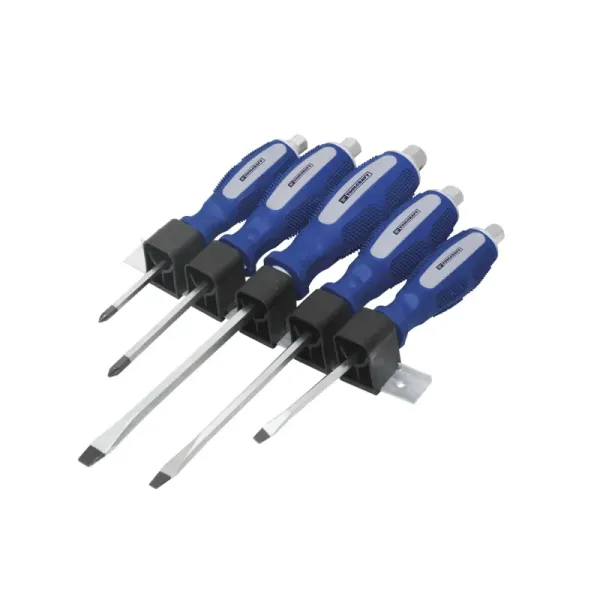 Juego De 5 Destornilladores De Golpe Toolcraft Bimaterial (TC0239)