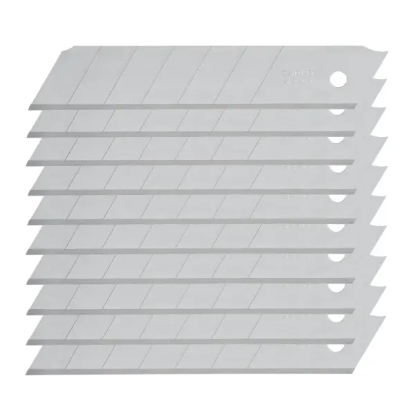 10 Cuchillas Grandes De Repuesto Para Bisturí, Ancho 25 Mm Truper (REP-CUT-7 - 17903)