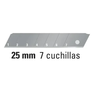 Bisturí Profesional Para Cuchillas De 25 Mm, Incluye Navajas Truper