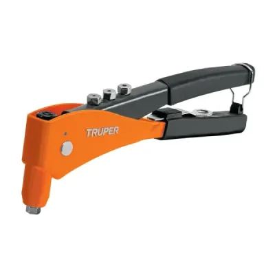 Remachadora Profesional De 10" Con 4 Boquillas Cambiables Truper