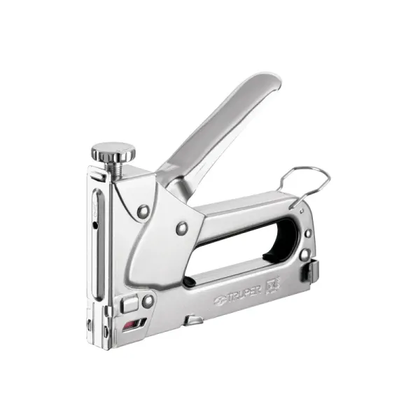 Grapadora Manual Tipo Pistola De Uso Medio, Incluye Grapas Truper (ET-21 - 17963)