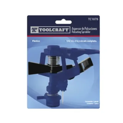 Aspersor Plástico Sin Estaca Toolcraft De 40 Psi A 50 Psi