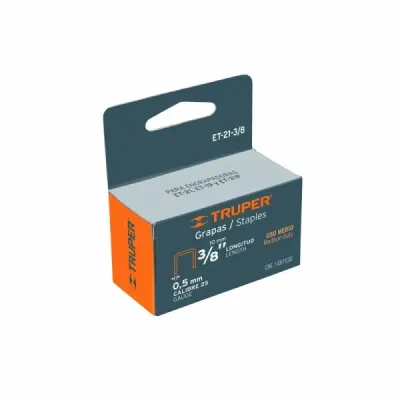 1.000 Grapas Para Grapadora, Corona 11.3 Mm, Largo 10 Mm Truper