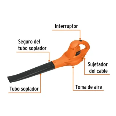 Sopladora Eléctrica De 960 W, 257 Km/H, 1.7 Kg Truper