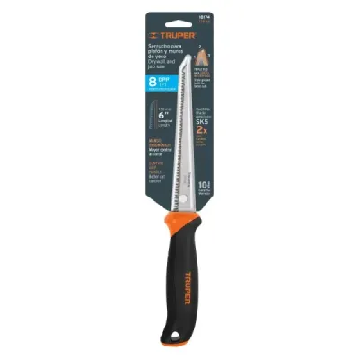 Serrucho Para Drywall De 6" (15 Cm), 8 Dpp Con Triple Filo Truper