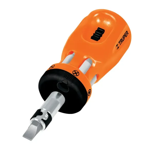 Juego De 12 Puntas Con Destornillador Ratchet Tipo Tatamaco Truper (DTROM-12 - 18193)