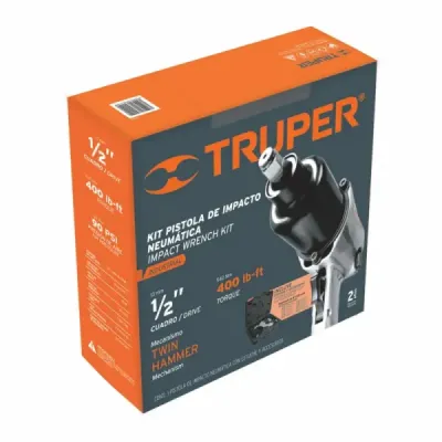 Pistola De Impacto Industrial De 1/2", Accesorios Incluidos Truper